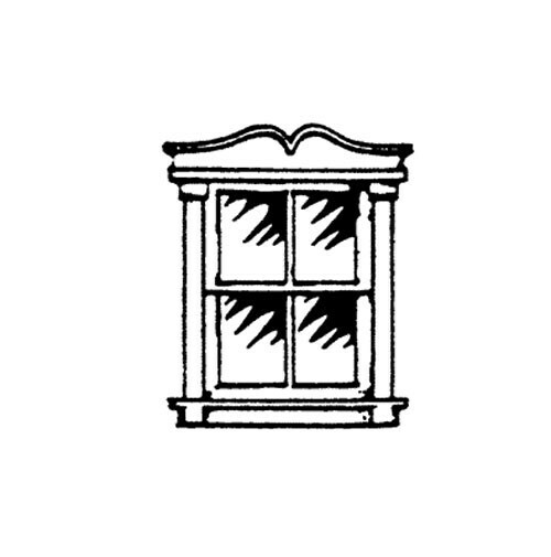 SS Ltd. HO Scale Metal Colonial Ornate Doors & Windows #2262 & #2263 Pre-Owned