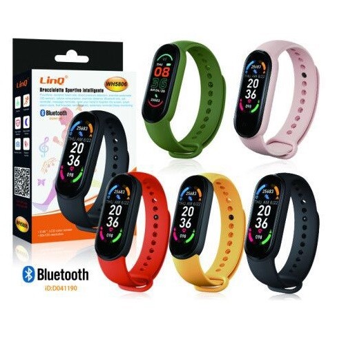 Smartwatch Orologio Contapassi Smart Sport Bracciale Band Linq Wh5806