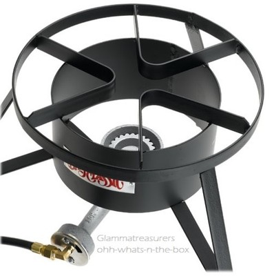 High Pressure Burner Outdoor Cooker Stove Propane Gas Tailgating Camping Cookout