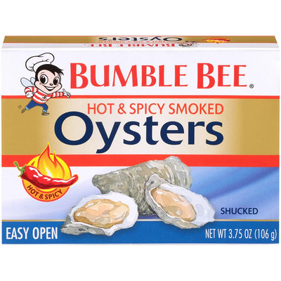 Bumble Bee Hot & Spicy Smoked Oysters