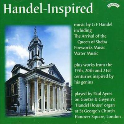 Various Composers Handel Inspired: Music By Handel (Ayres) (CD) Album