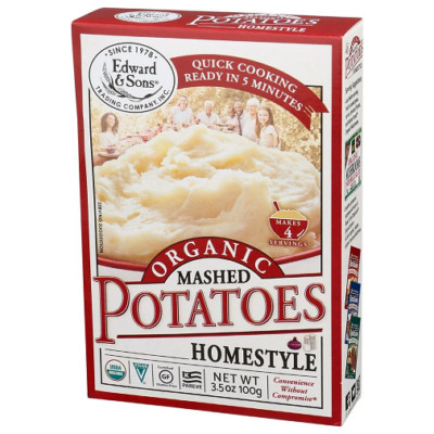 Edward & Sons Organic Mashed Potatoes Homestyle