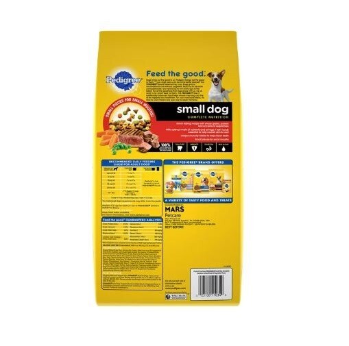 Pedigree Complete Nutrition Chicken, Rice & Vegetable Dry Dog Food for Small Dog