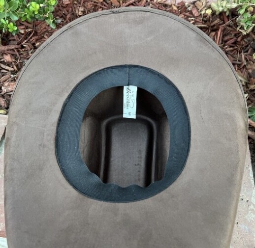 MENS WESTERN COWBOY RODEO HAT BROWN SUEDE STYLE COWBOY RIDING HAT TEXANA VAQUERA