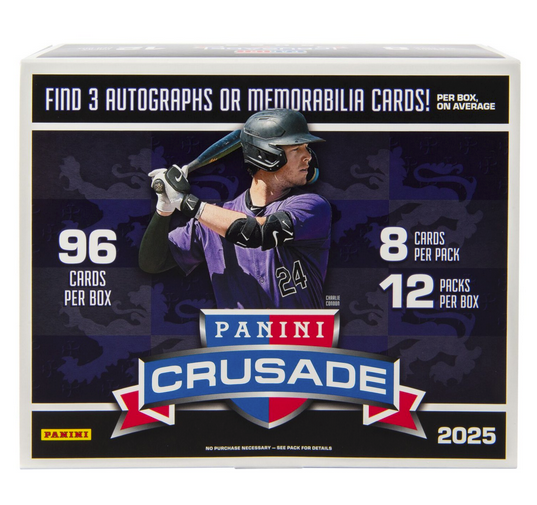 2025 Panini Crusade Baseball Premium Box Factory Sealed 20 Box Case