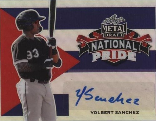 2020 Leaf Metal Draft - Yolbert Sanchez #NP-YS1