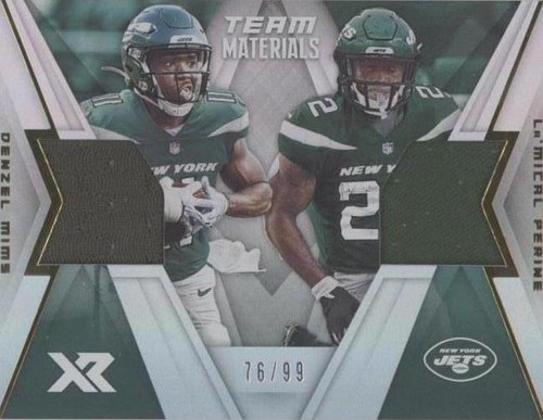 2020 Panini XR Denzel Mims La'mical Perine #TM-18