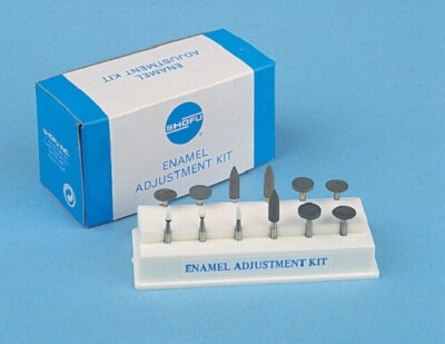 Enamel Adjustment Kit - CA - Autoclavable Bur Block - Shofu  NEW