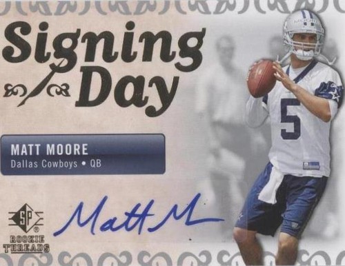 2007 SP Rookie Threads Matt Moore #SDA-MM