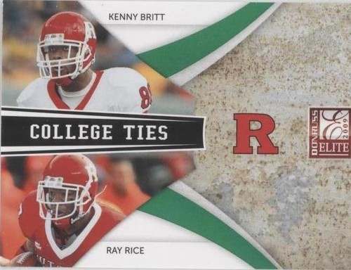 2009 Donruss Elite Kenny Britt Ray Rice #25