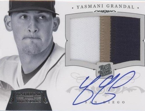 2012 Panini National Treasures - Yasmani Grandal #222