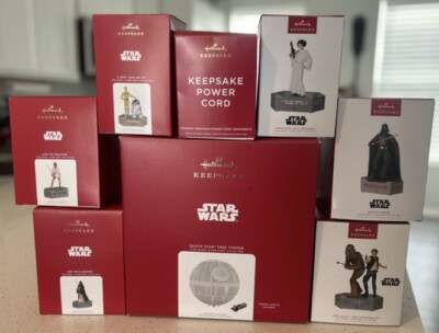 Hallmark Star Wars A New Hope Storytellers Complete Set Death Star Tree Topper