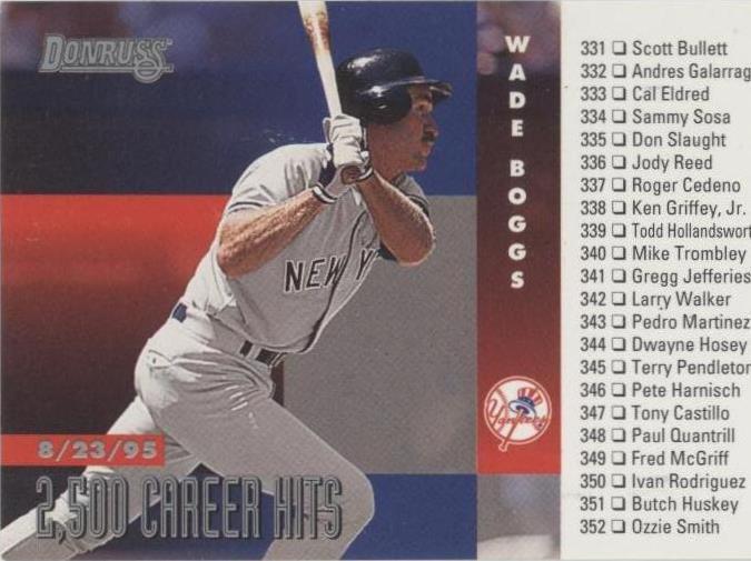 1996 Donruss - Wade Boggs #440