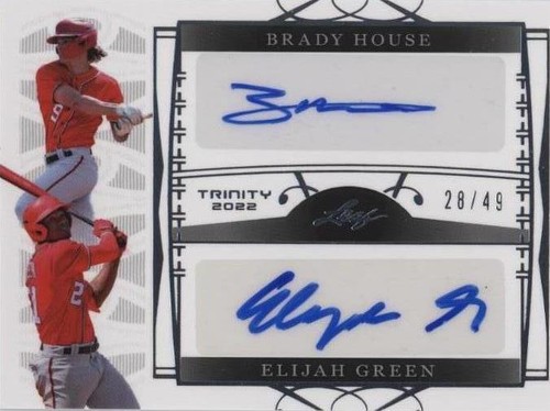 2022 Leaf Trinity - Brady House Elijah Green #DA-2