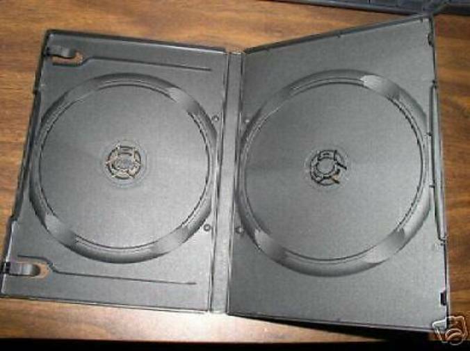 DVD 3点 100 TOP QUALITY 14MM 3-DVD CASE WITH PATENTED M-LOCK HUB