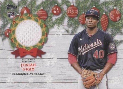 2022 Topps Holiday - Josiah Gray #WRC-JG