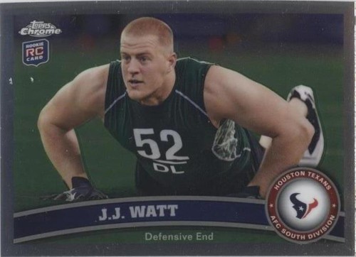 2011 Topps Chrome J.J. Watt #104