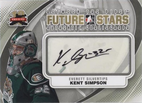 2011-12 In the Game Between the Pipes - Kent Simpson #A-KS