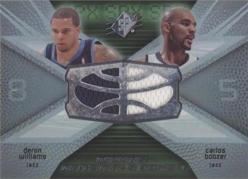 2008-09 SPx - Carlos Boozer/Deron Williams #WMC-BW