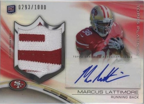 2013 Topps Platinum Marcus Lattimore #ARP-ML