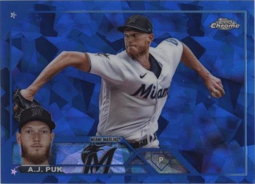 2023 Topps Chrome Update Series Sapphire Edition - A.J. Puk #USCS19