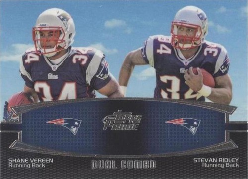 2011 Topps Prime Shane Vereen Stevan Ridley #DC-VR