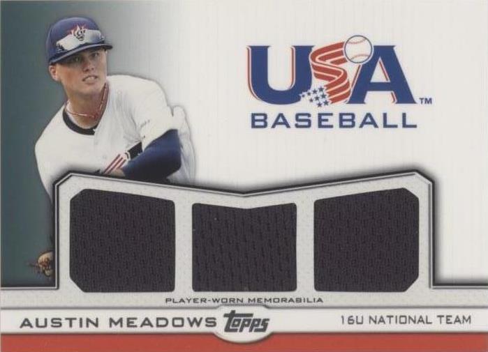 Equipo de béisbol Topps 2011 de Estados Unidos - Austin Meadows #TR-AME