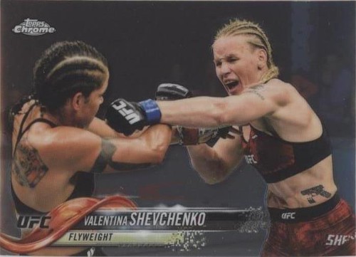 2018 Topps Chrome UFC - Valentina Shevchenko #91