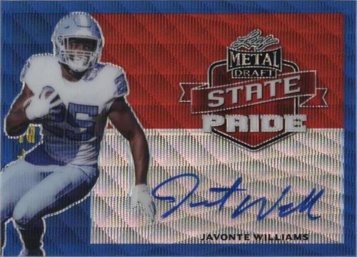 2021 Leaf Metal Draft Javonte Williams #SP-JW2