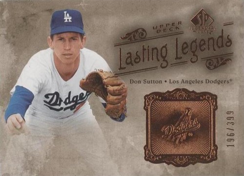 2005 SP Legendary Cuts - Don Sutton #LL-DS