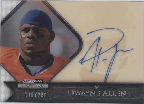 2012 Press Pass Showcase Dwayne Allen #SC-DA