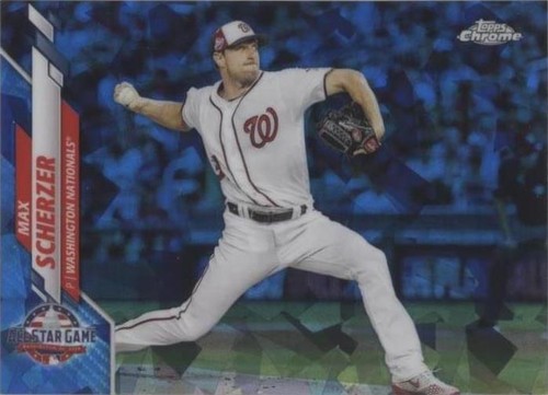 2020 Topps Chrome Update Series Sapphire Edition - Max Scherzer #U-185