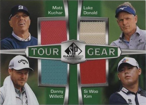 2024 SP Game Used - Danny Willett Luke Donald Matt Kuchar #TG4-DKWK