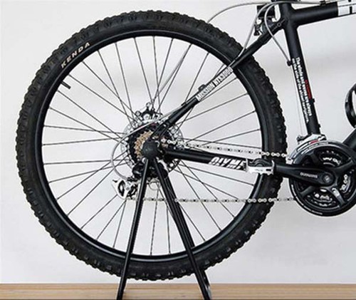 New Black Folding  Bicycle Bicycle Parking Repair Floor Stand Rack Storage