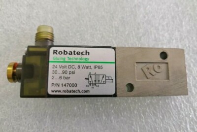 Robatech 147000 Solenoid Valve 147000 Hot Melt Machine, NEW sbwh-dd17-mb