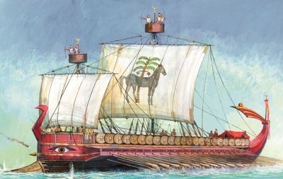 Zvezda 1/72 Carthagenian Warship of the Punic Wars III-I BC ZVE9030