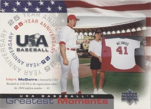 2004 Upper Deck USA Baseball 25-Year Anniversary - Mark McGwire #USA-195