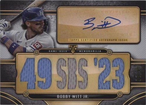 2024 Topps Triple Threads - Bobby Witt Jr. #TTAR-BWJ1