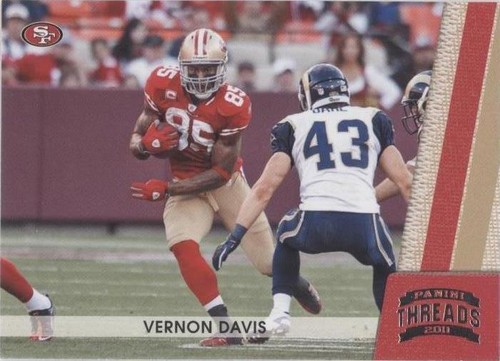 2011 Panini Threads Vernon Davis #128