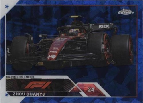 2023 Topps Chrome Sapphire Edition Formula 1 - Zhou Guanyu #60