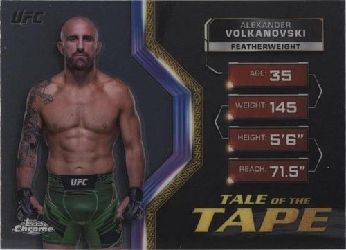 2024 Topps Chrome UFC - Alexander Volkanovski #TFT-7