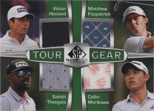 2024 SP Game Used - Collin Morikawa Matthew Fitzpatrick Sahith Theegala #TG4-HMTF