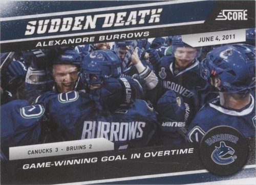 2011-12 Score - Alexandre Burrows #9