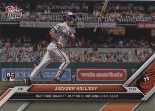 2024 Topps Now - Jackson Holliday #498 RC BGS PRISTINE 10 Black 
