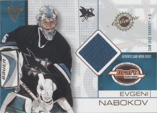 2001-02 Pacific Private Stock Titanium Draft Edition - Evgeni Nabokov #86