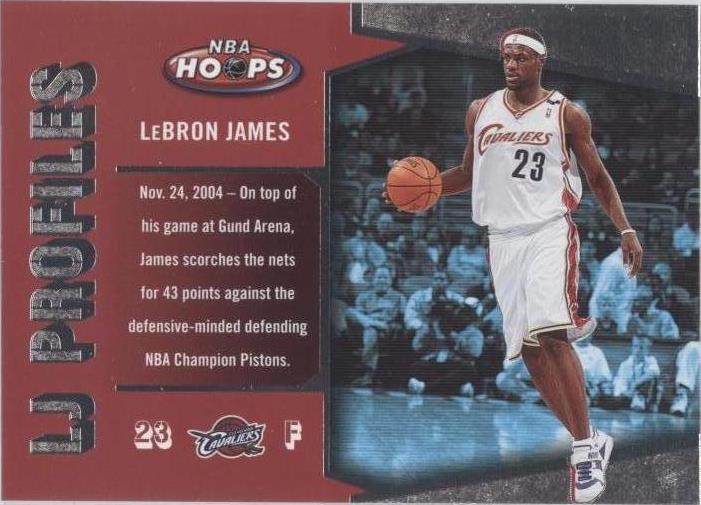 2005-06 NBA Hoops - LeBron James #LBJ-25
