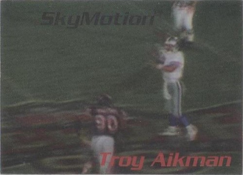 1996 Skybox SkyMotion Troy Aikman #SM1