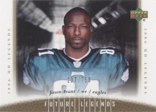 2006 UD Legends Jason Avant #145