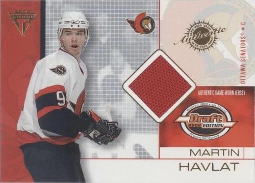 2001-02 Pacific Private Stock Titanium Draft Edition - Martin Havlat #65