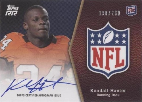 2011 Topps Rising Rookies Kendall Hunter #SRA-KH
